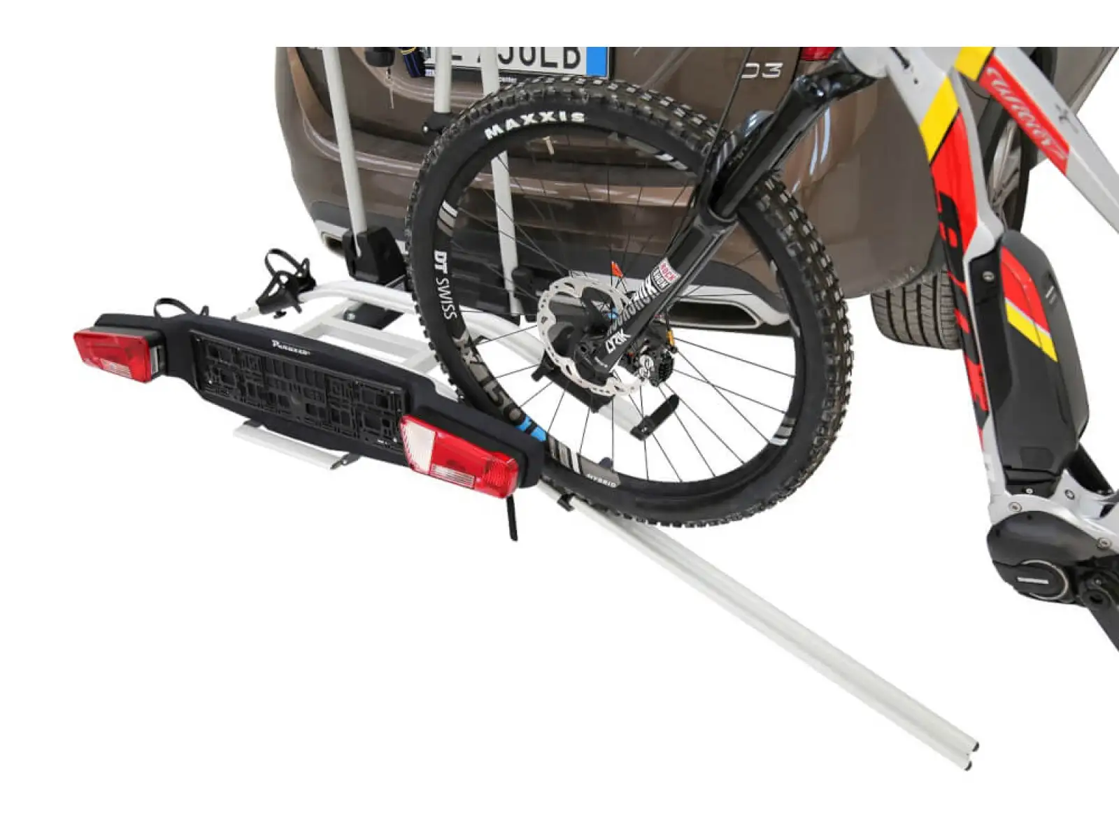 Peruzzo Zephyr E-bike nosič na tažné zařízení pro 3 kola Arctic Grey