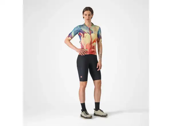 Castelli Unlimited Pro dámský dres krátký rukáv Multicolor Green