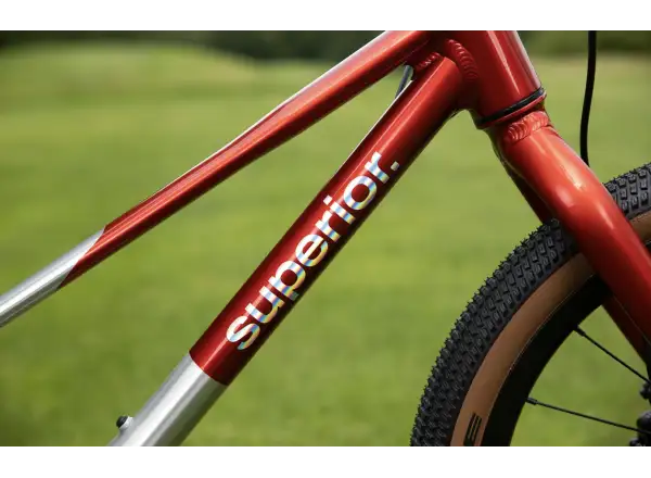 Superior TEAM 20 dětské kolo Gloss Brushed Alu / Red
