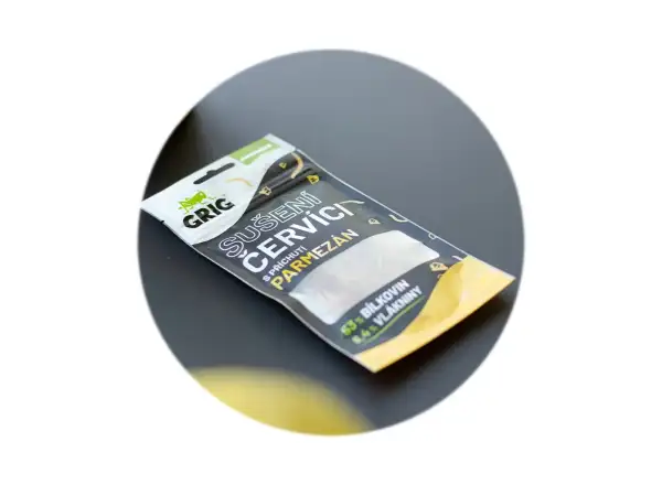 Grig sušení červíci Parmezán 13 g