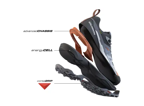 Salomon X Ultra 360 GTX pánská turistická obuv Black/Magnet/Quiet Shade