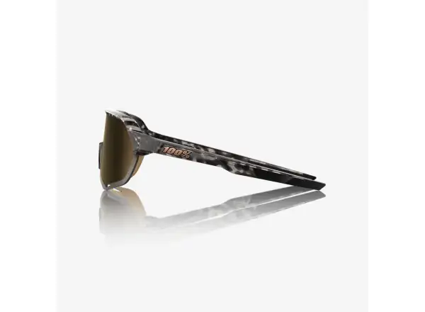 100% S2 sluneční brýle Gloss Black Havana/Soft Gold Mirror