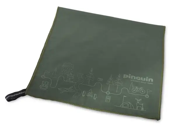 Pinguin ručník S mapa šedá