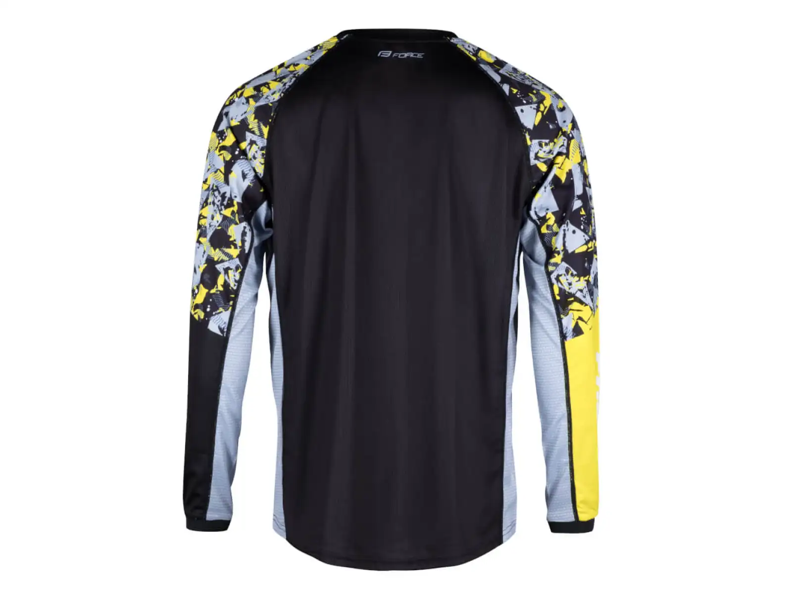 Force Reckless unisex dres dlouhý rukáv černá/žlutá/šedý
