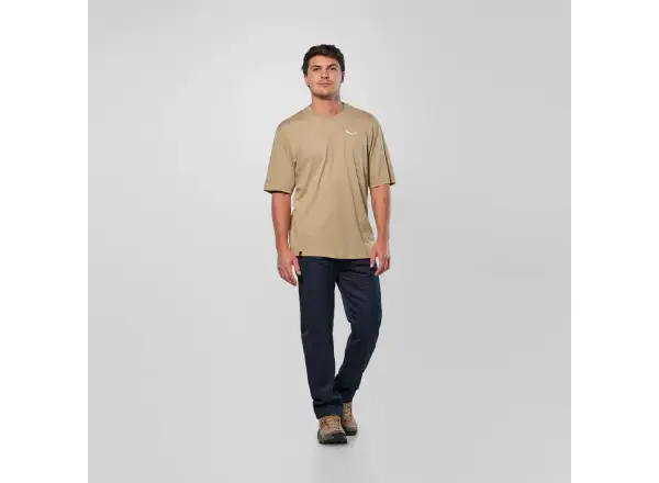 Salewa Eagle Glacier Loose T-shirt pánské triko krátký rukáv Quicksand