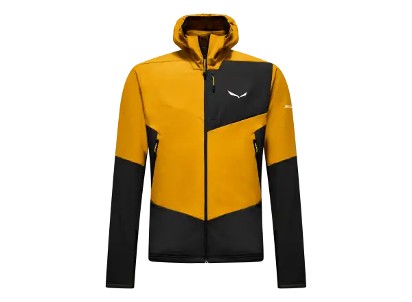 Salewa Ortles Fleece Pro Hooded pánská fleecová mikina s kapucí Gold