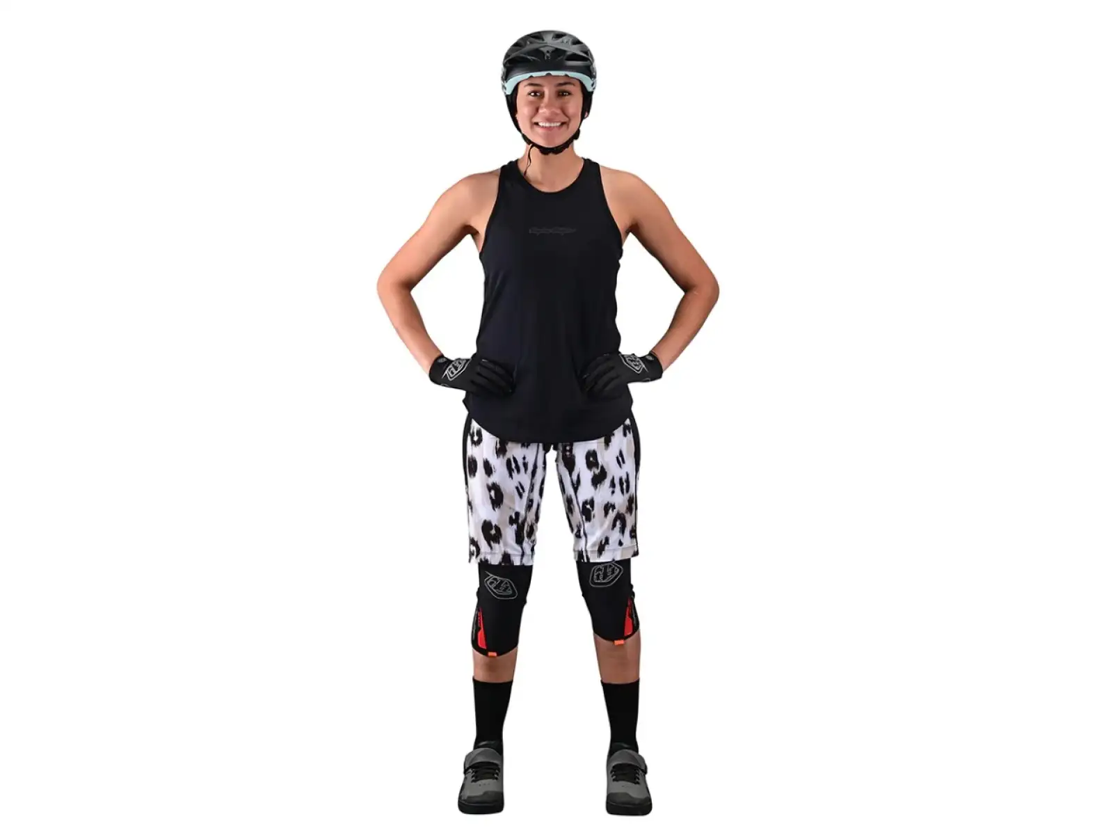 Troy Lee Designs Luxe dámské kraťasy Wild Cat white