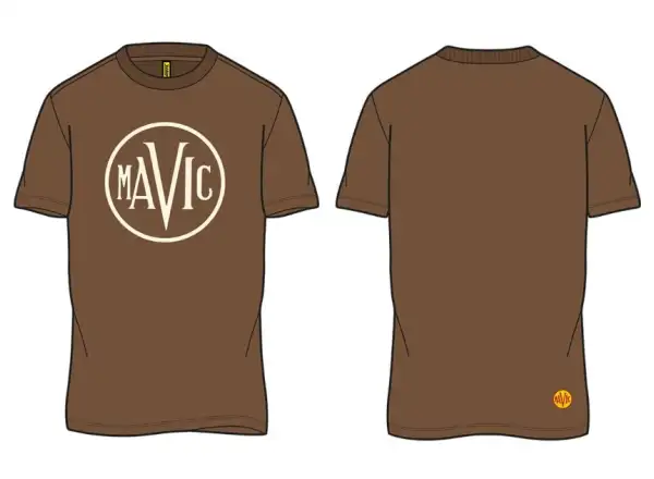 Mavic Heritage Logo pánské triko krátký rukáv Bronze