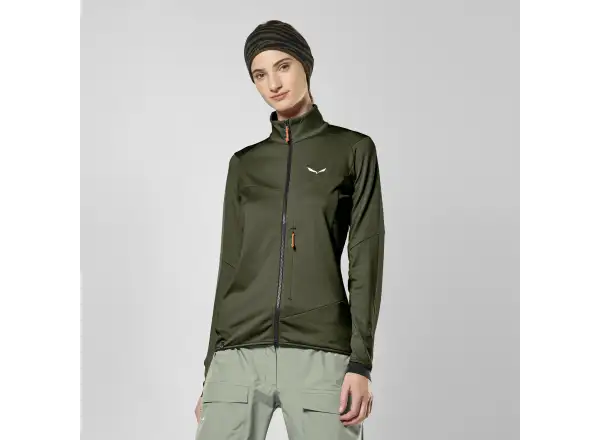 Salewa Sella Crevasse dámská mikina Dark Olive