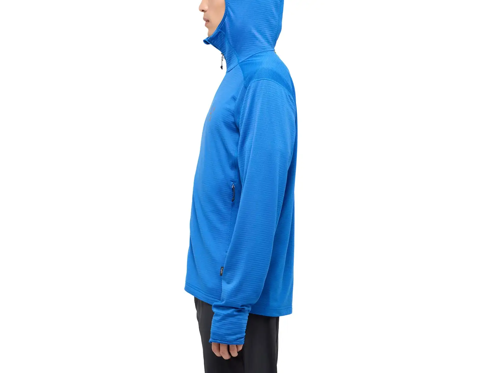 Haglöfs L.I.M Mid Multi Hood pánská mikina s kapucí modrá
