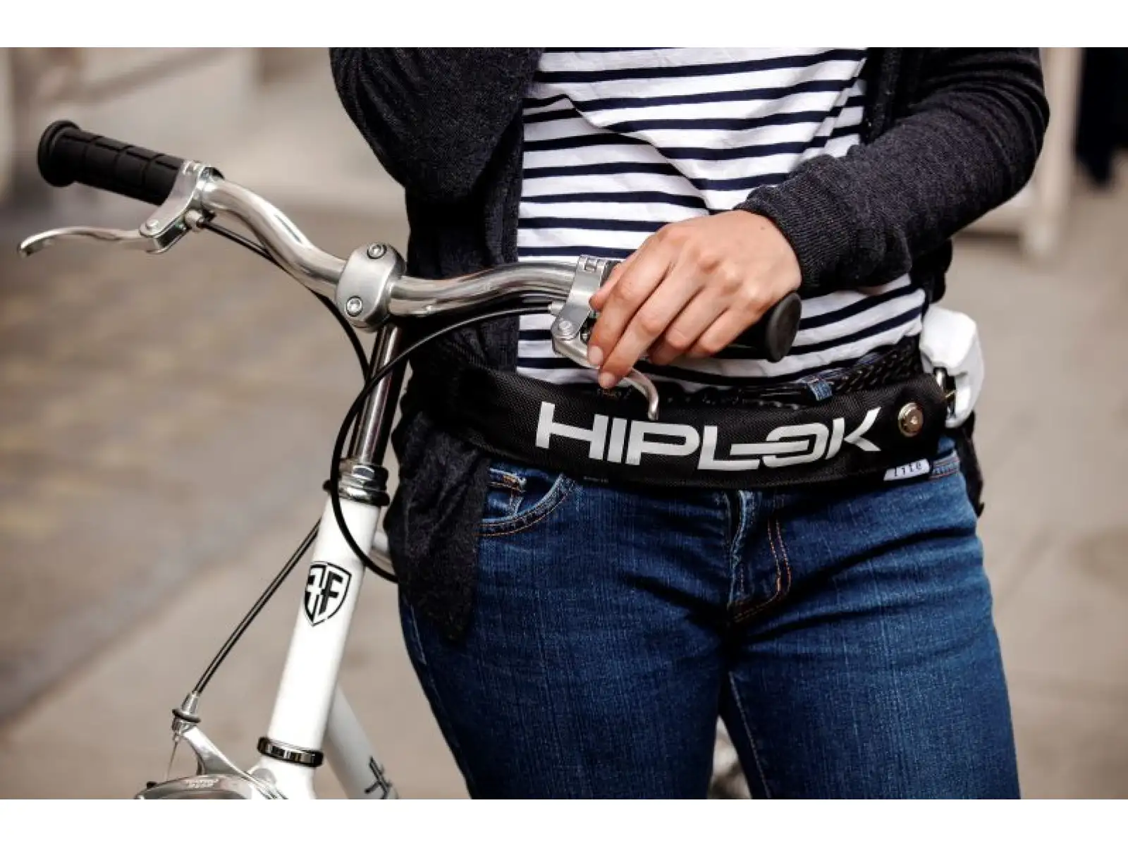 Hiplok Lite zámek black/white