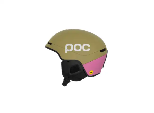 POC Obex Contour lyžařská přilba Olivine Green Matt/Thulite Pink Matt