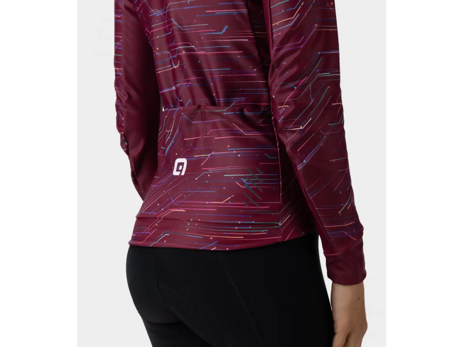 Alé Byte PR-E dámský dres dlouhý rukáv Bordeaux