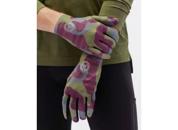 Silvini Saltaro pánské rukavice Plum/Olive