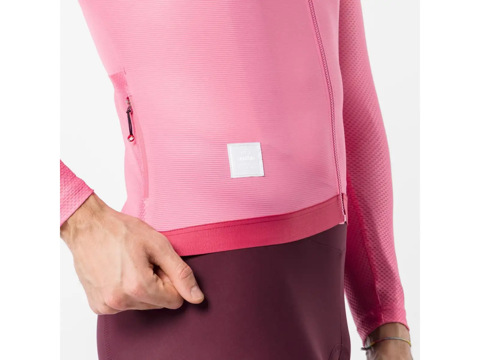 Castelli Giro 109 Corretto pánský dres dlouhý rukáv Rosa Giro