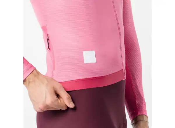 Castelli Giro 109 Corretto pánský dres dlouhý rukáv Rosa Giro