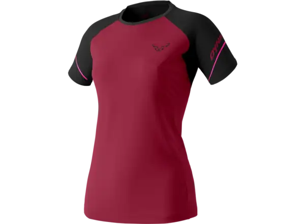 Dynafit Alpine Pro dámské běžecké triko Black Out/Beet Red
