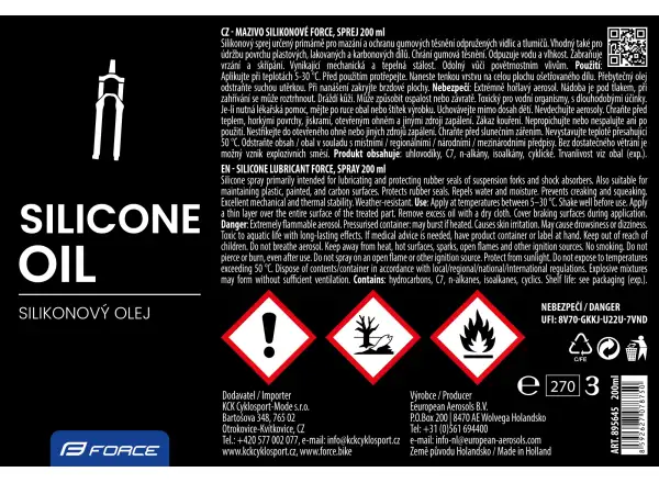 Force silicone oil sprej 200 ml