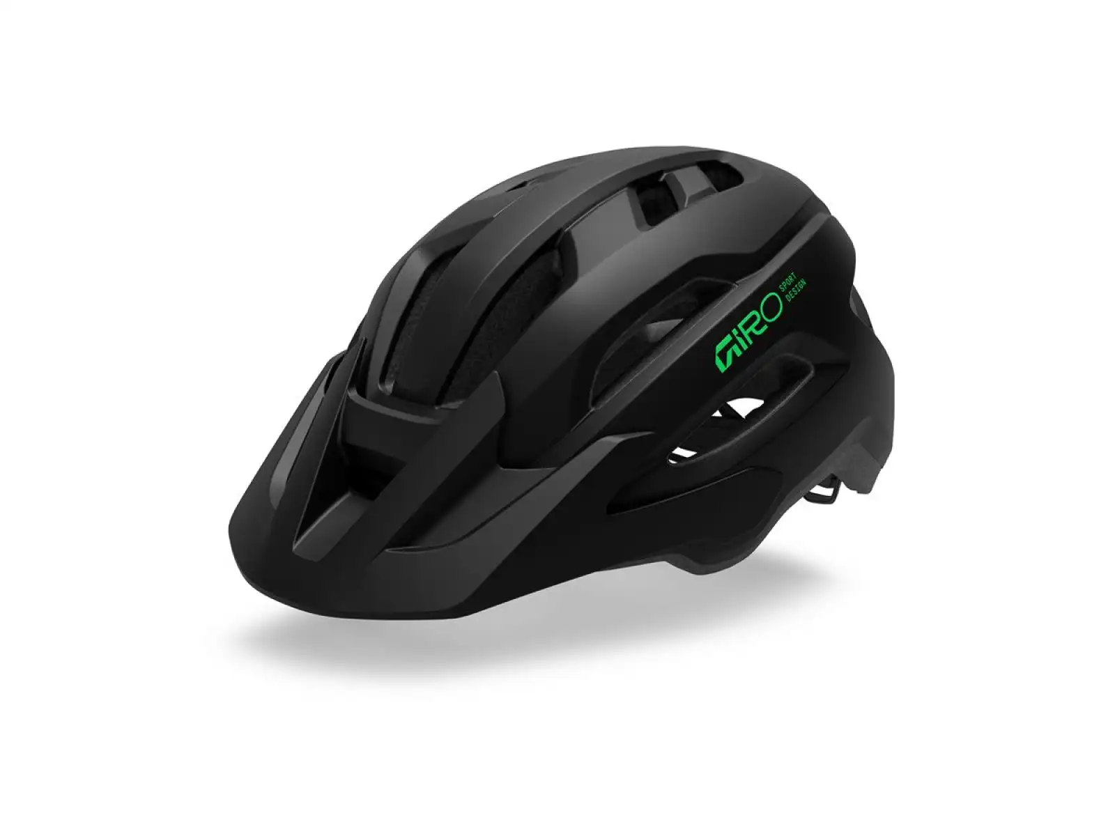Giro Fixture II Youth dětská doprava Mat Black/Vivid Green