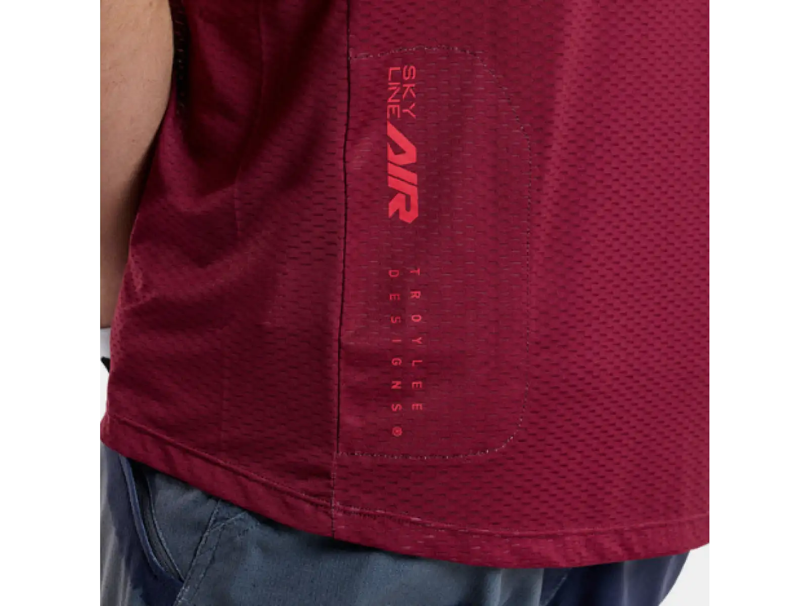 Troy Lee Designs Skyline Air Mono pánský dres krátký rukáv Oxblood