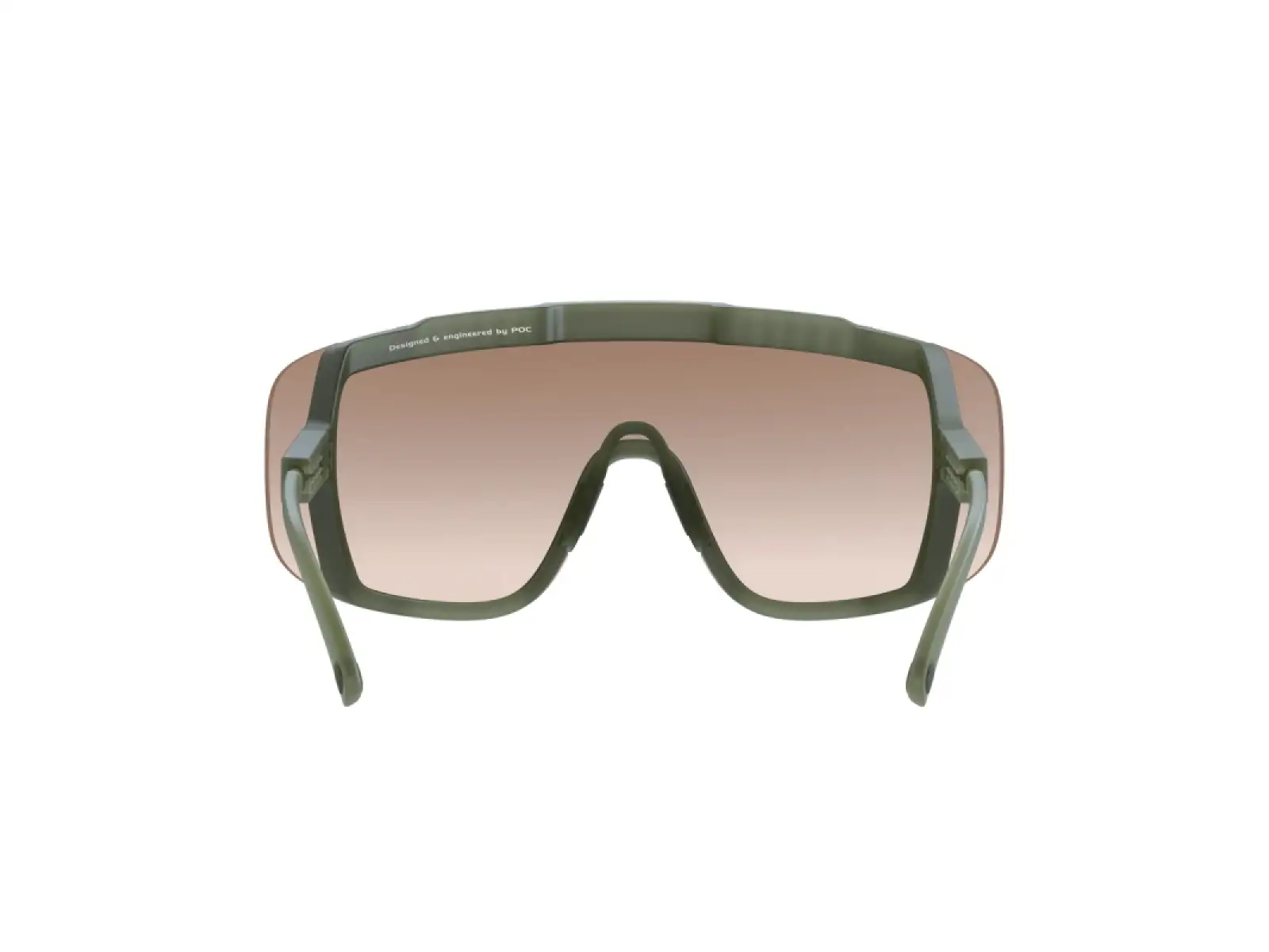 POC Devour cyklistické brýle Epidote Green/Translucent Brown Silver