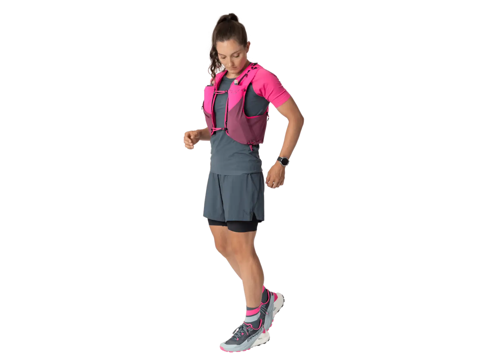 Dynafit Alpine 8 l běžecká vesta Pink Glo/Amaranth