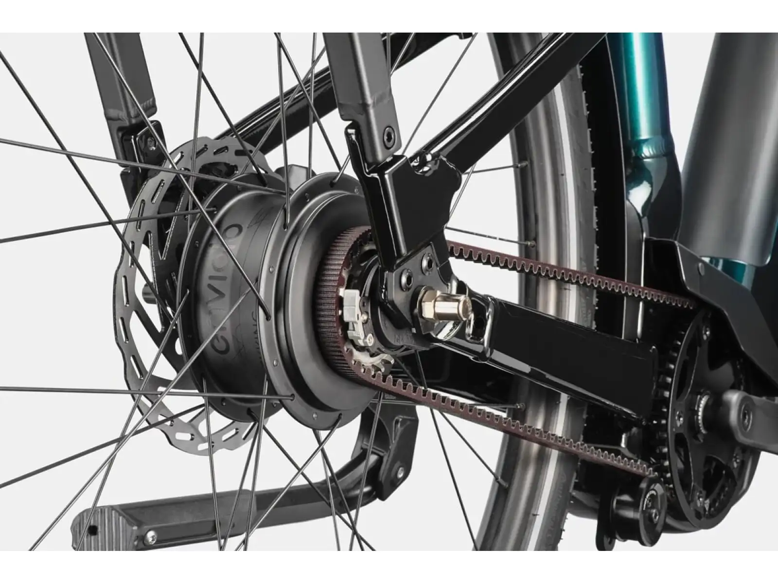 Cannondale Mavaro 1 městské elektrokolo Deep Teal
