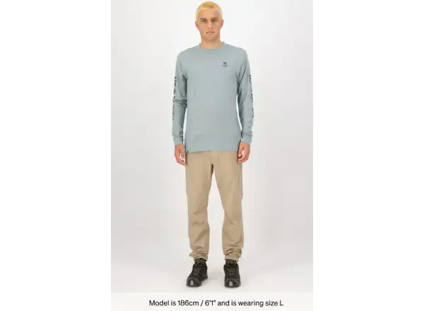 Mons Royale Icon Merino Classic pánské triko dlouhý rukáv Dew