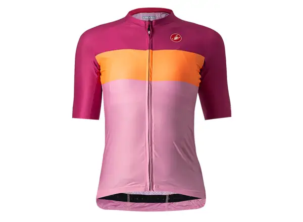 Castelli Aero Pro W dámský dres krátký rukáv růžová/coral flash