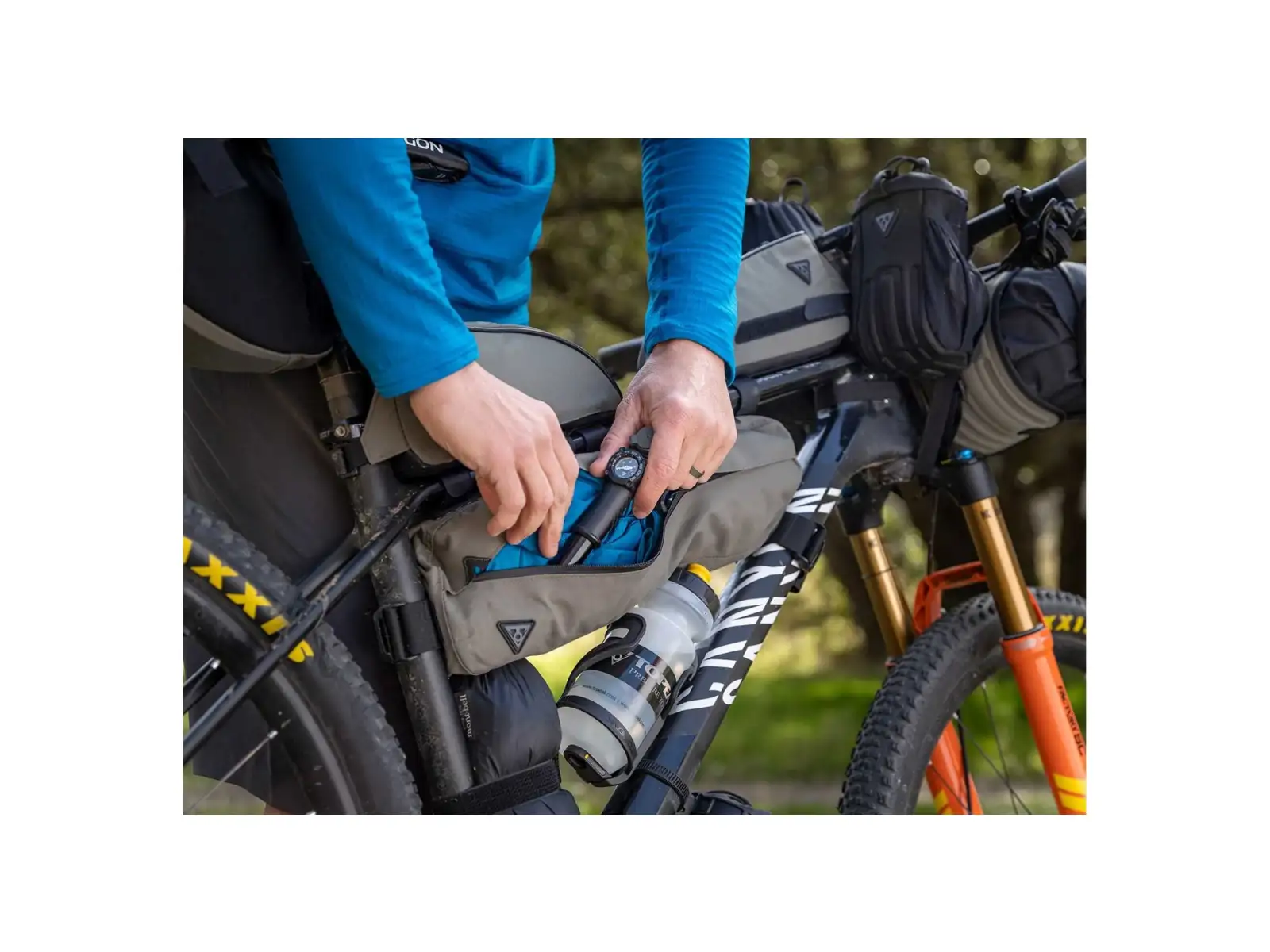 Topeak bikepacking MidLoader brašna na rám 4,5 l černá