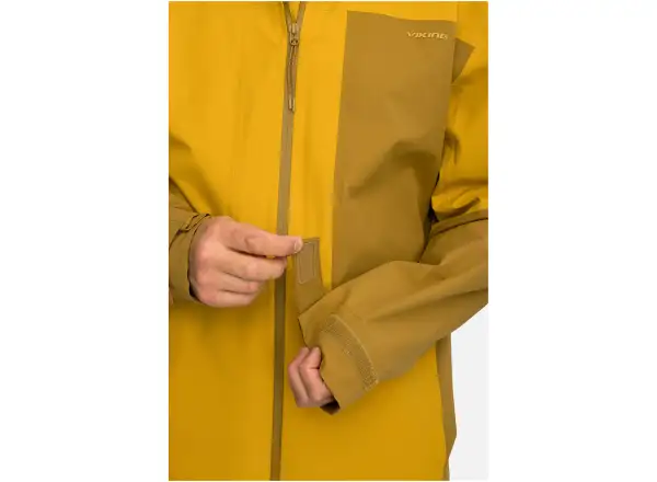 Viking Numani pánská bunda Brown/Yellow