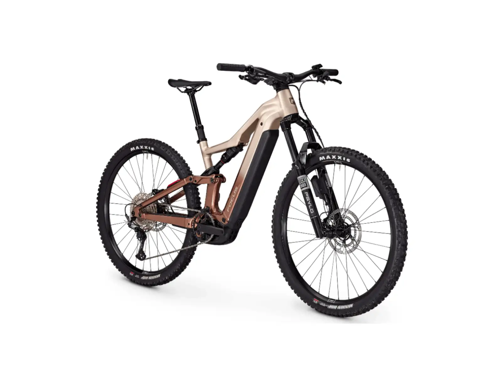 Focus Thron2 6.8 ABS celoodpružené elektrokolo 800 Wh Adamantsilver/Platinumbronze
