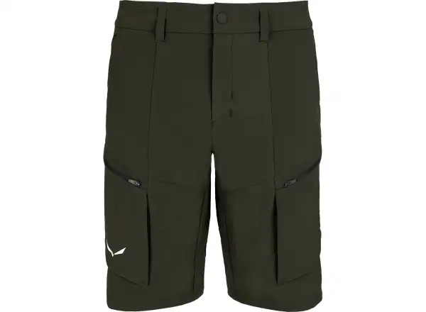Salewa Puez Durastretch Cargo pánské kraťasy Dark Olive
