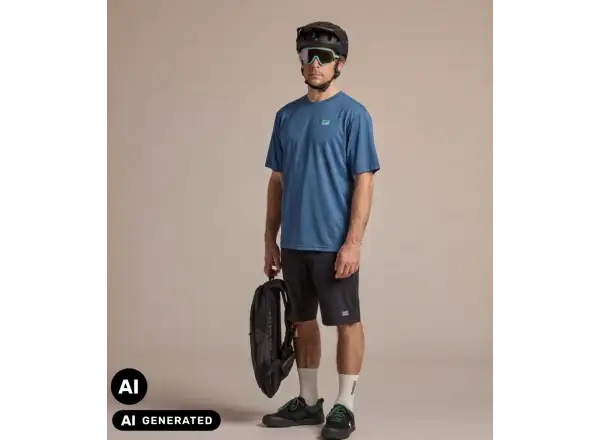 Maloja StaubachM. pánský dres krátký rukáv Dusty Blue