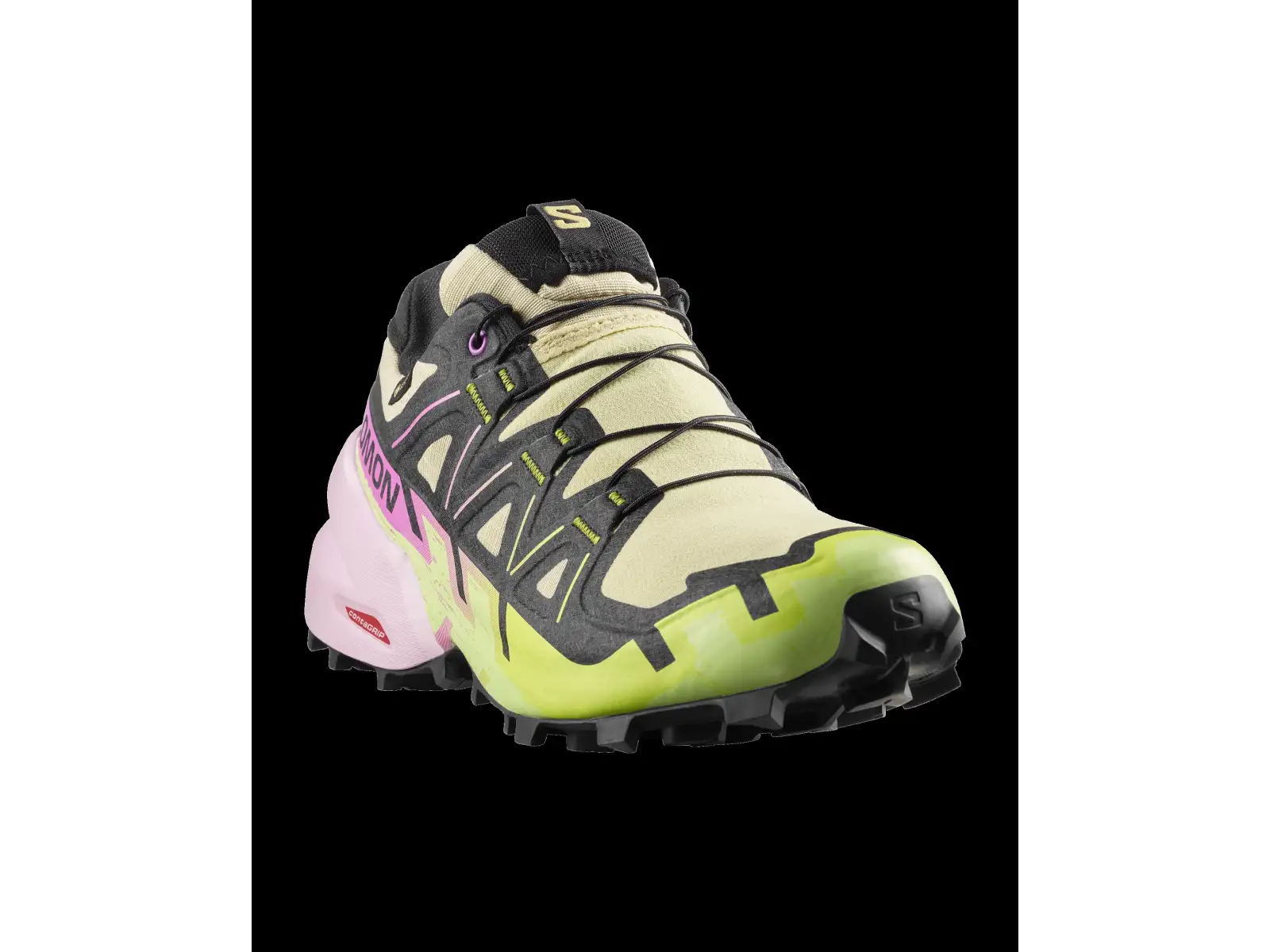 Salomon Speedcross6 GTX dámská běžecká obuv Bog/Dawn Pink/Acid Lime