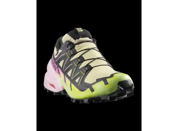 Salomon Speedcross6 GTX dámská běžecká obuv Bog/Dawn Pink/Acid Lime