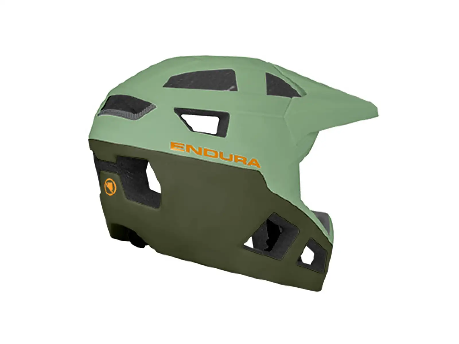 Endura SingleTrack Full Face MIPS přilba Olive Green