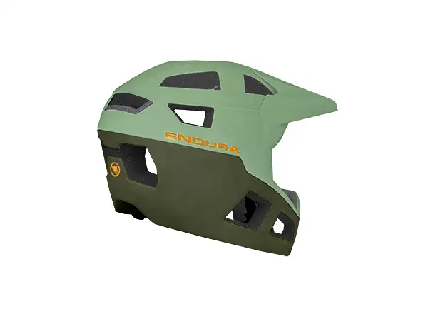 Endura SingleTrack Full Face MIPS přilba Olive Green