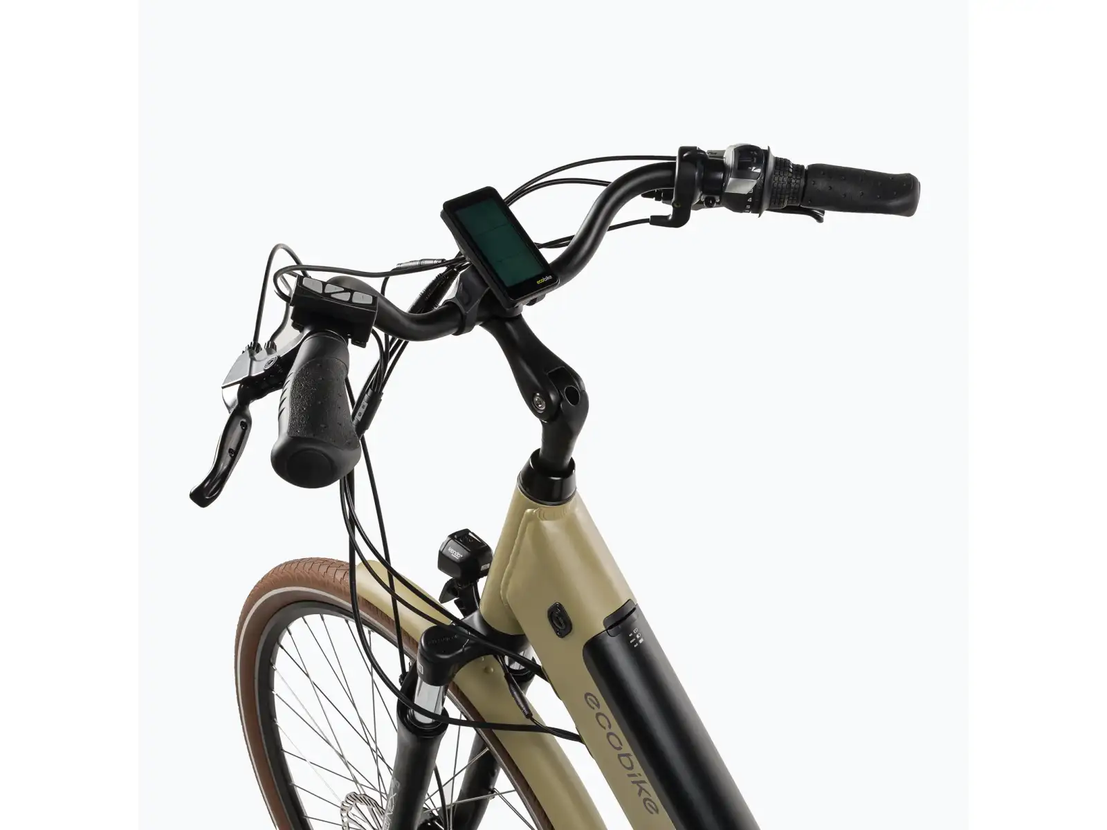 Ecobike X-City městské elektrokolo 468 Wh Cappuccino