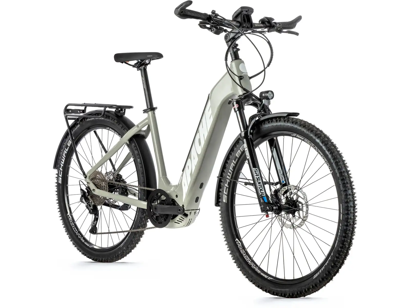 Apache Rio Grande 27,5 Bosch Tour 625Wh cestovní elektrokolo šedé
