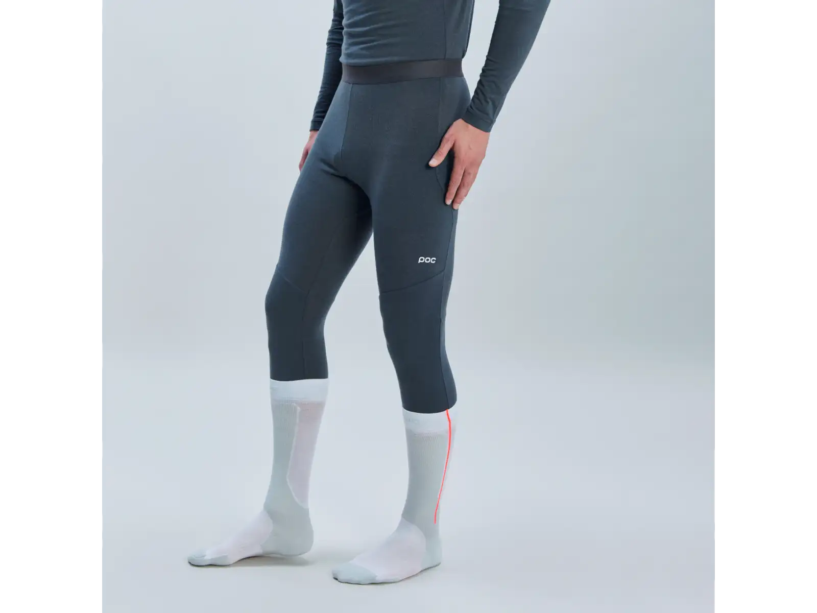 POC Layer Merino 3/4 pánské spodní kalhoty Sylvanite Grey