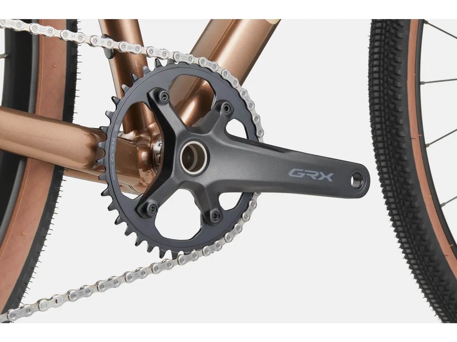 Cannondale Topstone CAAD 1 GRX 1X gravel kolo Platinum Bronze