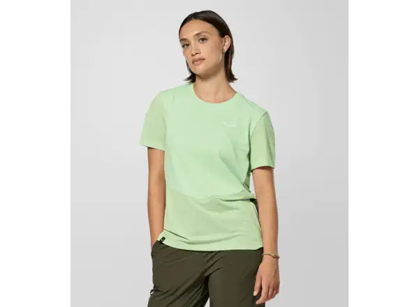 Salewa Dry'Ton Hybrid dámské triko krátký rukáv Pastel Green