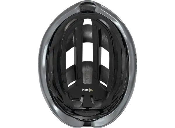 Abus AirBreaker 2.0 MIPS silniční přilba Graphite Silver