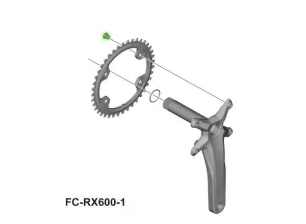 Shimano sad šroubů pro převodník klik FC-RX600