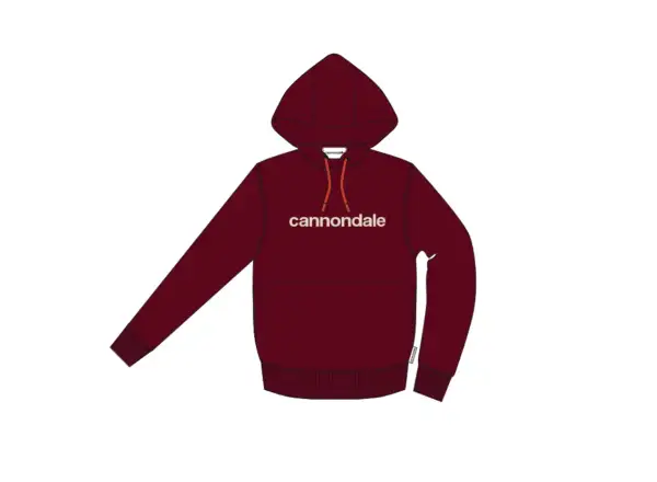 Cannondale Lifestyle Hoodie unisex mikina Burgundy/Mrk