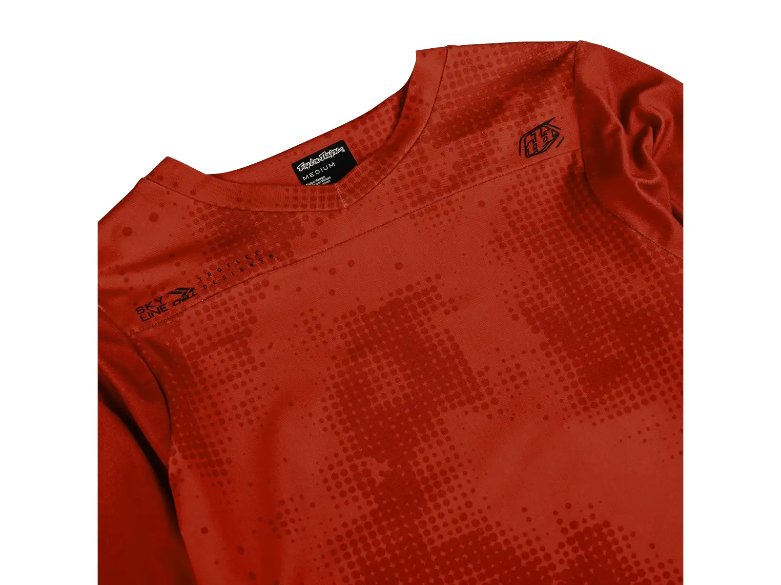 Troy Lee Designs Skyline Chill pánský dres dlouhý rukáv Scattered Fire Orange