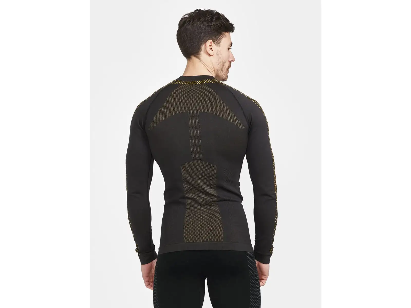 Craft ADV Warm Intensity pánské triko dlouhý rukáv šedá