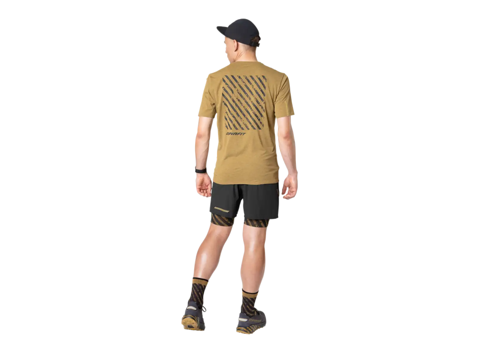 Dynafit Trail 2v1 pánské běžecké kraťasy Black Out