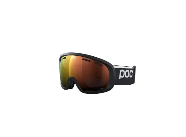 POC Fovea Mid lyžařské brýle Uranium Black/Partly Sunny Orange